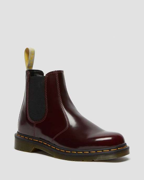 Botas Veganas Dr. Martens 2976 Mujer Vino MX-69732